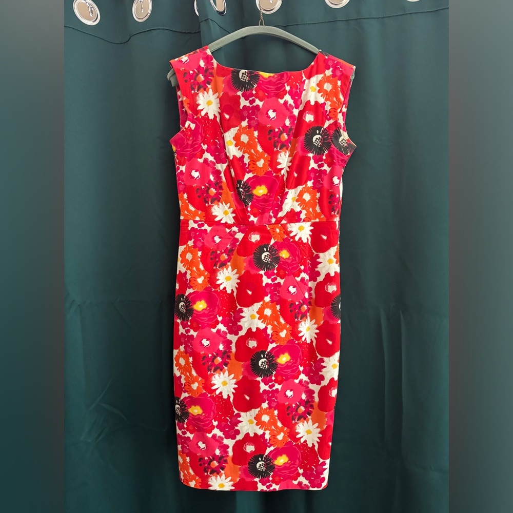 Club Monaco Floral Midi Knee length Dress Size 6